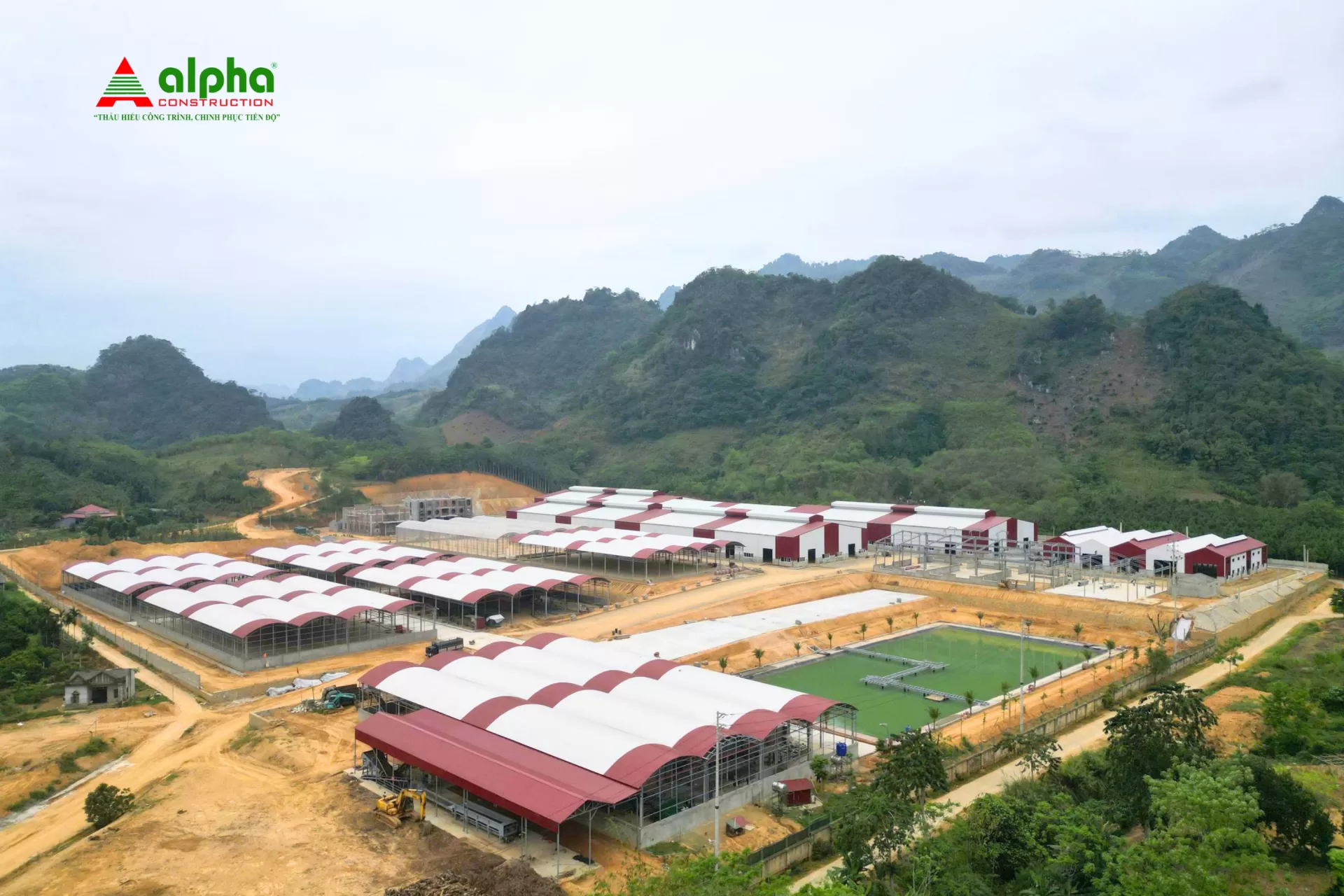 Thi công nhà máy chế biến quế hồi lớn nhất khu vực Asean