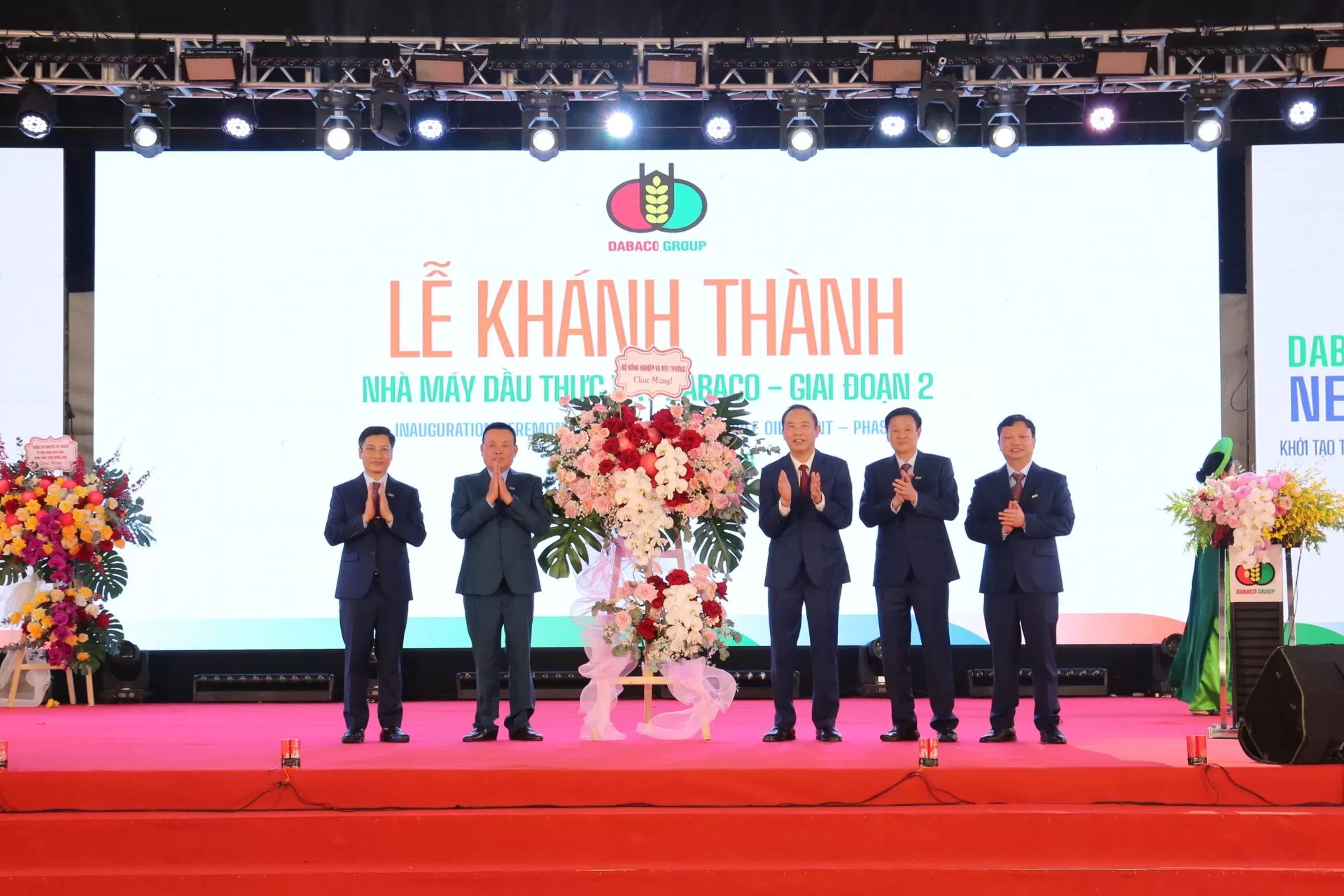 Alpha tham dự chúc mừng khánh thành Nhà máy dầu thực vật DABACO (Giai đoạn 2)